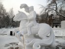 Le cavalier de neige