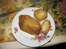 Feuilles de chou farcies et pommes de terre - Голубец с картошкой. Photo (...)