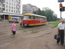 Un tramway en banlieue - трамвай. L.Roukhailo